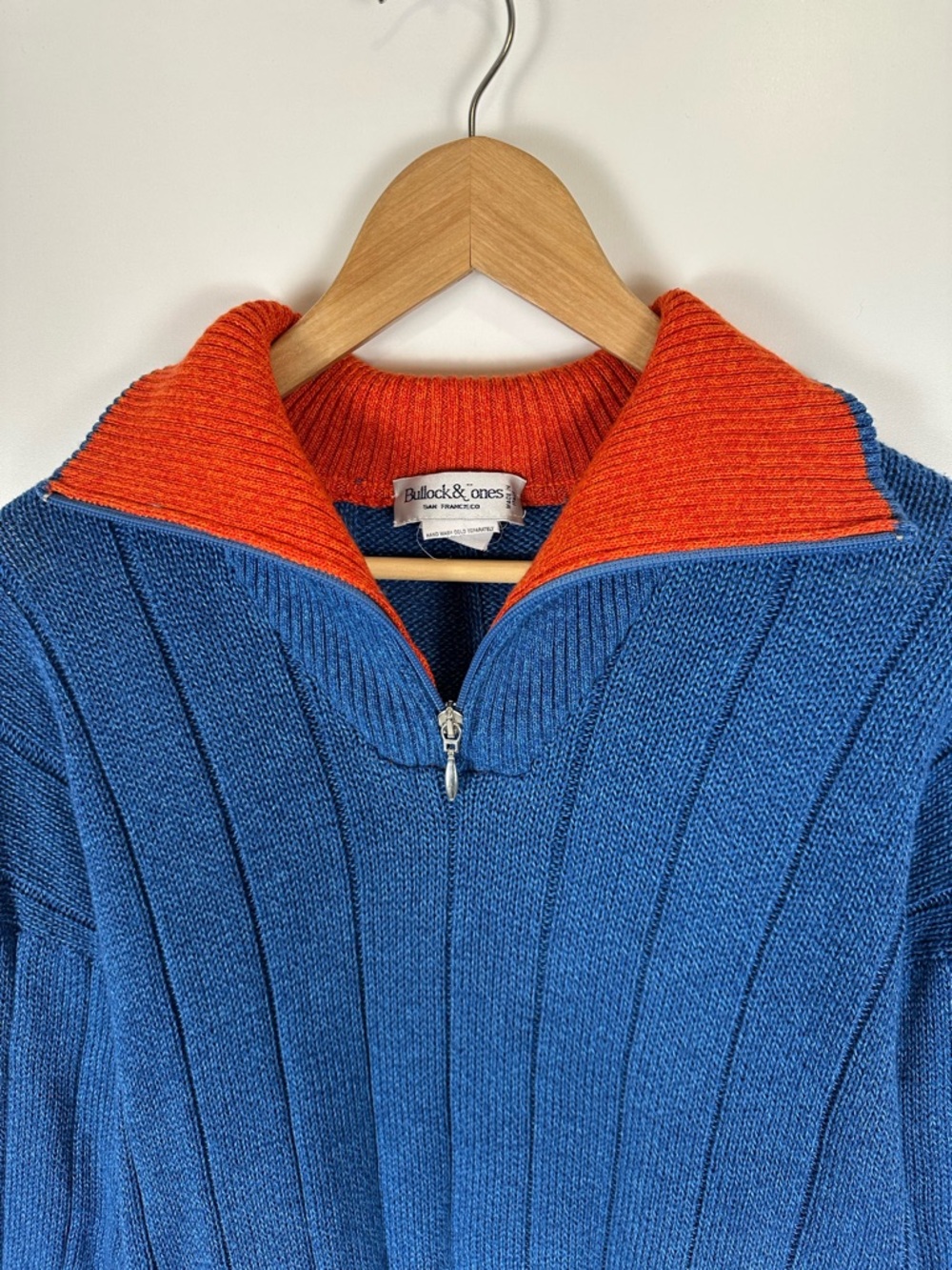 Bullock & Jones Quarter Zip Knit Sweater - Picture 3 of 9